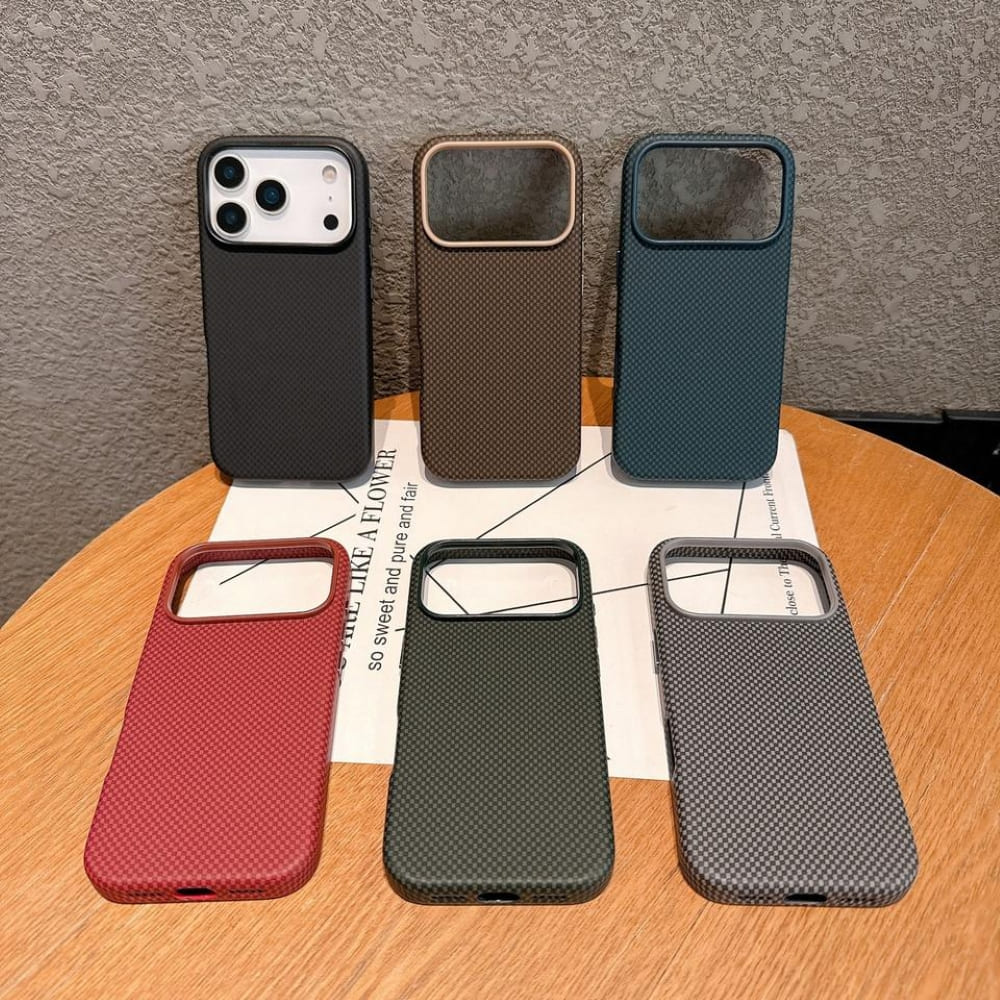 Classic Checkmate Vegan Carbon Slim Phone Case