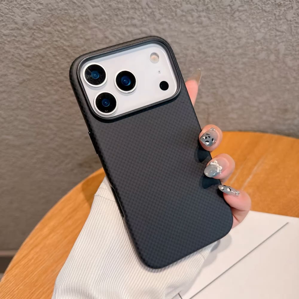 Classic Checkmate Vegan Carbon Slim Phone Case