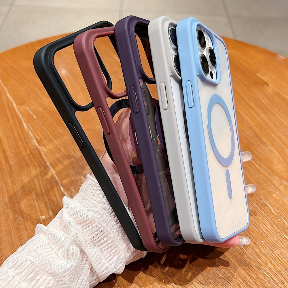 Color Magsafe Transparent Phone Case