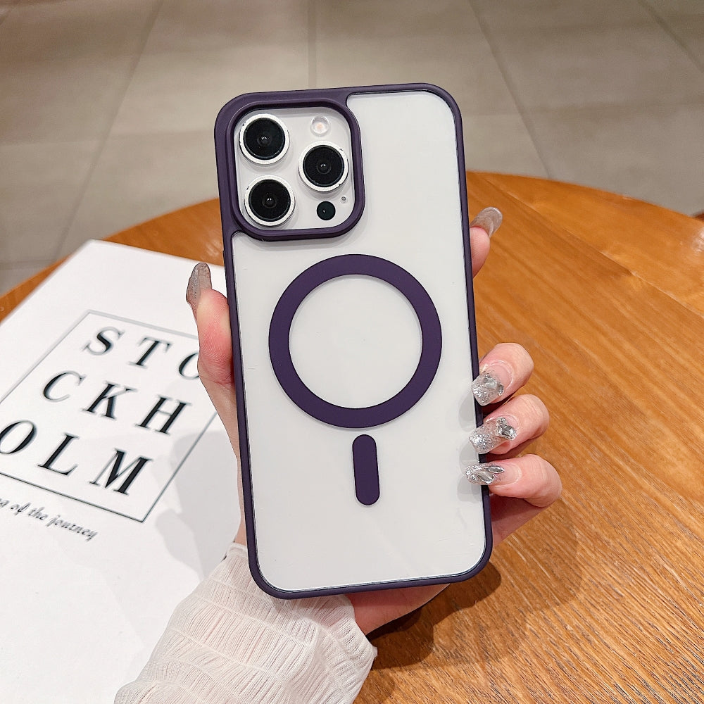 Color Magsafe Transparent Phone Case