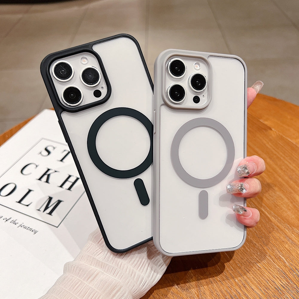 Color Magsafe Transparent Phone Case
