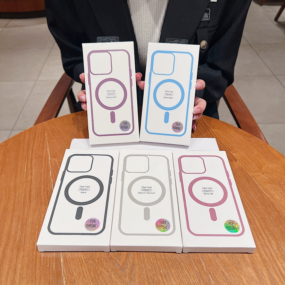 Color Magsafe Transparent Phone Case