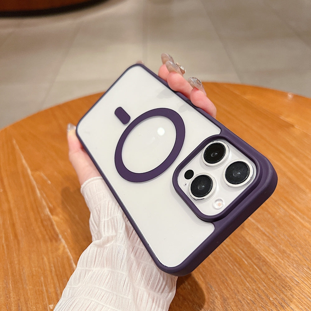 Color Magsafe Transparent Phone Case