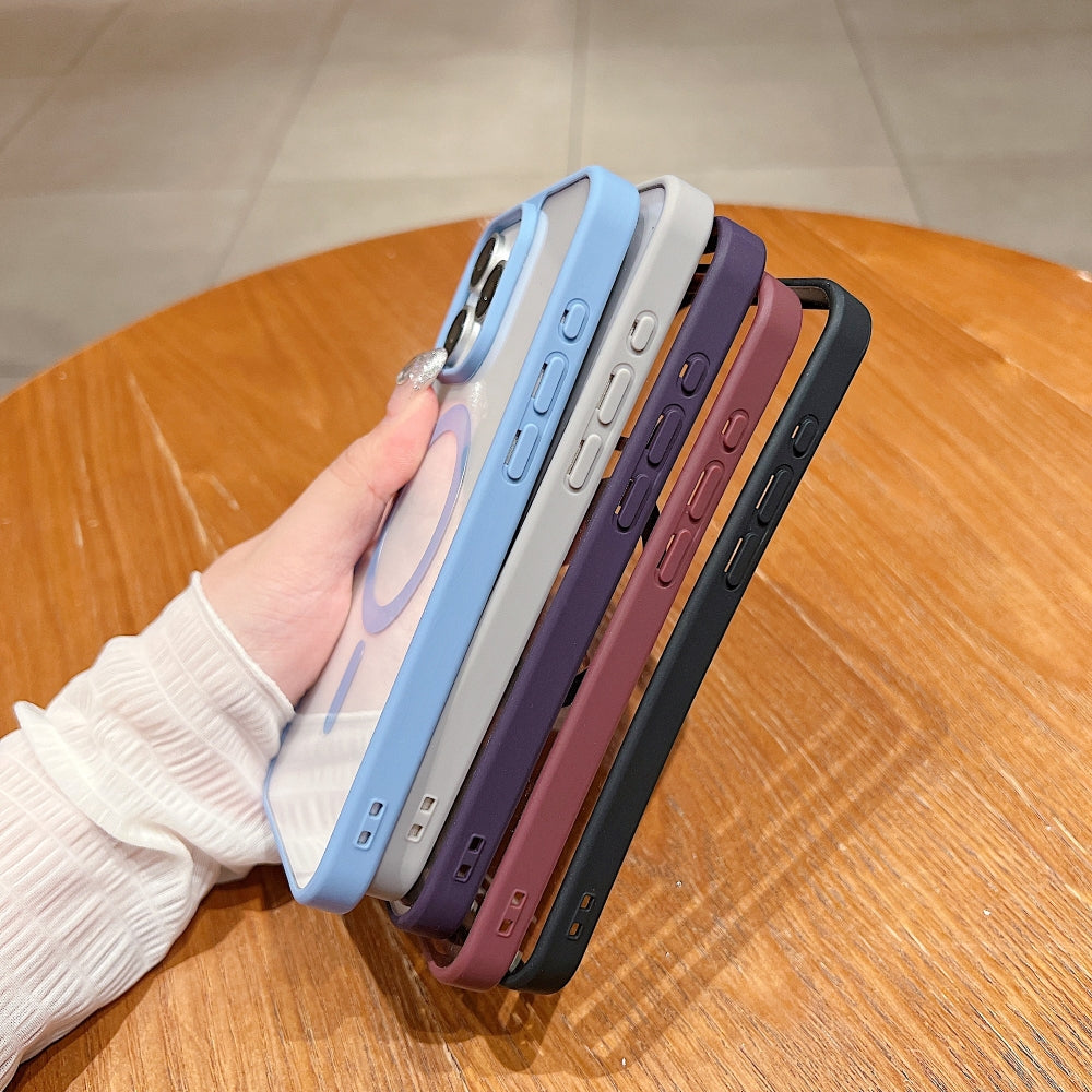 Color Magsafe Transparent Phone Case
