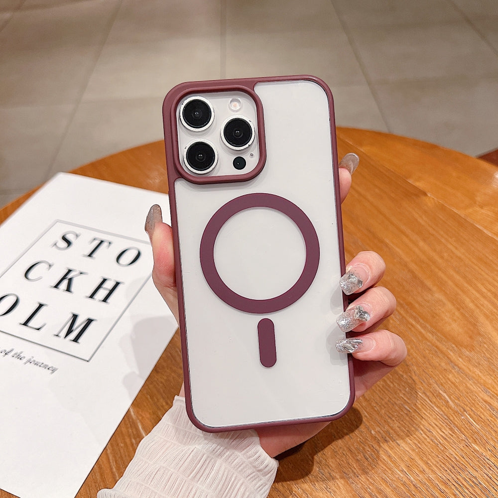 Color Magsafe Transparent Phone Case