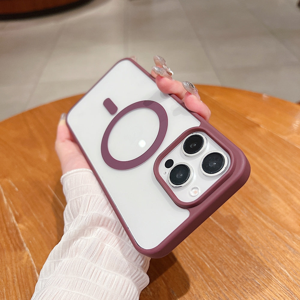 Color Magsafe Transparent Phone Case