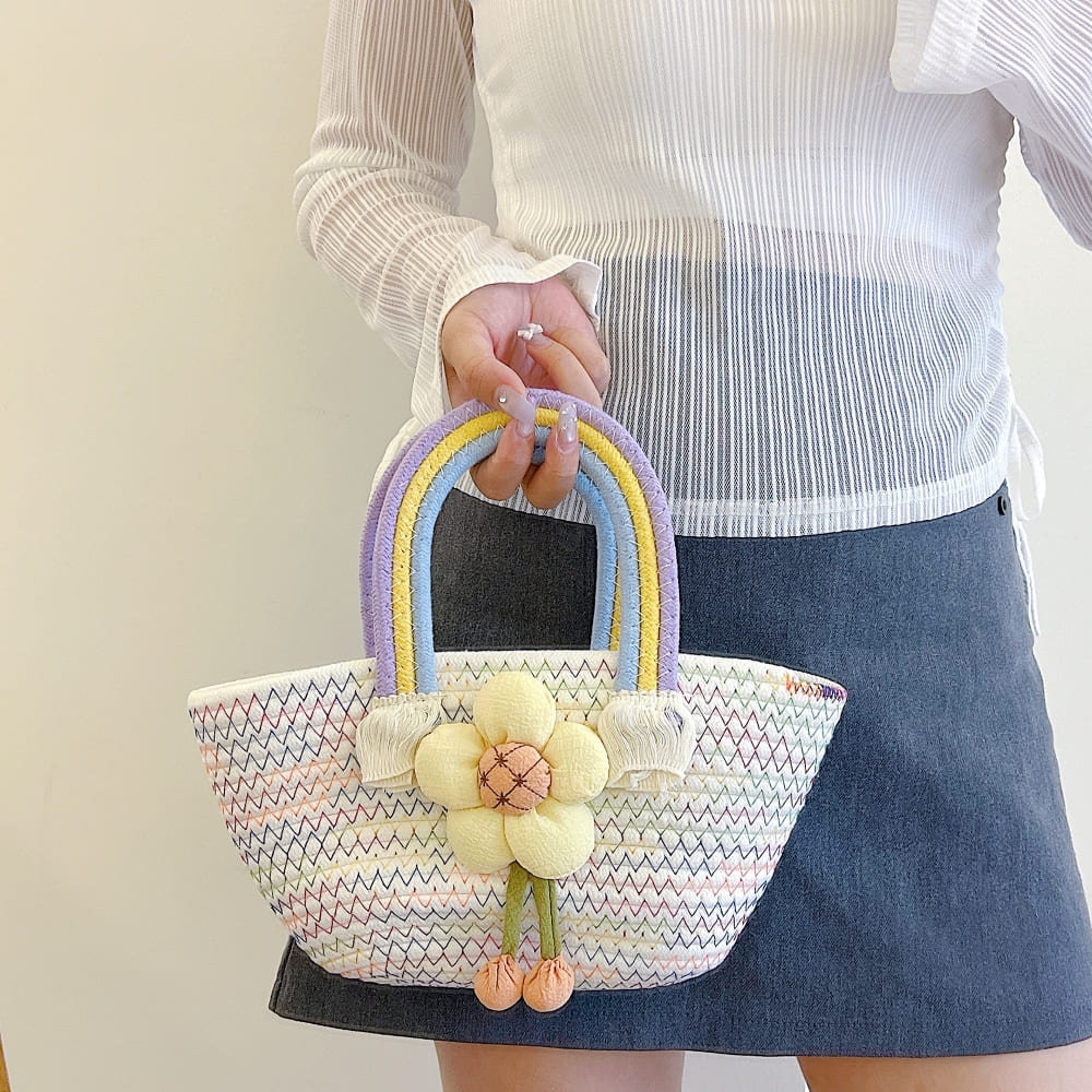 Color Trail Flower Phone Bag | Multipurpose Handbag