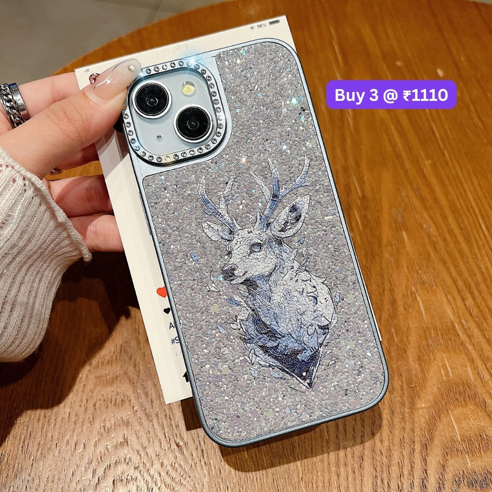 Cosmic Guardian Stardust Pattern PC (Hard) Phone Case | Mobile Cover - iPhone 15 Plus