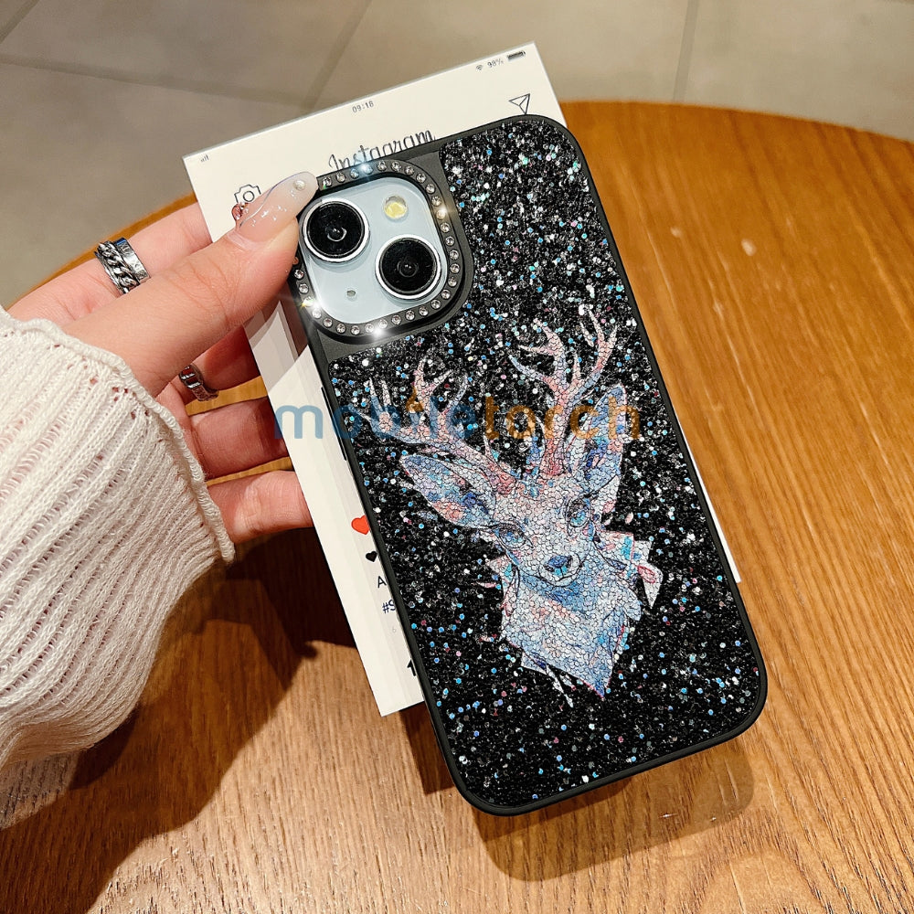 Cosmic Guardian Stardust Pattern PC (Hard) Phone Case | Mobile Cover - Vivo Y16