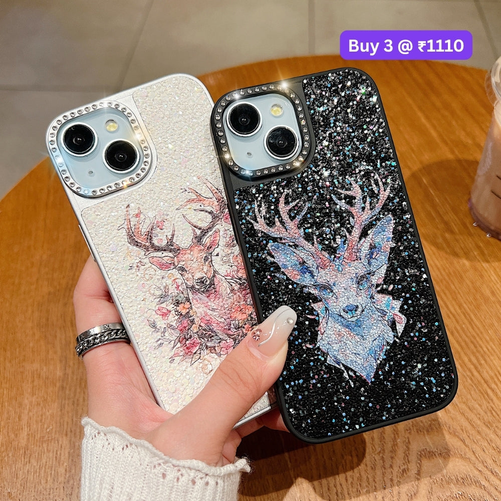 Cosmic Guardian Stardust Pattern PC (Hard) Phone Case | Mobile Cover - iPhone 15 Plus