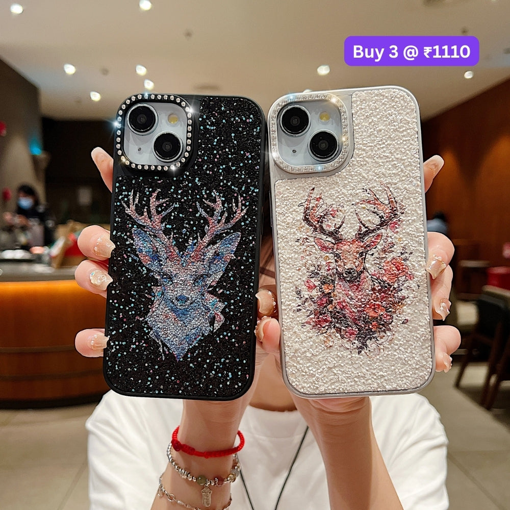 Cosmic Guardian Stardust Pattern PC (Hard) Phone Case | Mobile Cover - iPhone 15 Plus