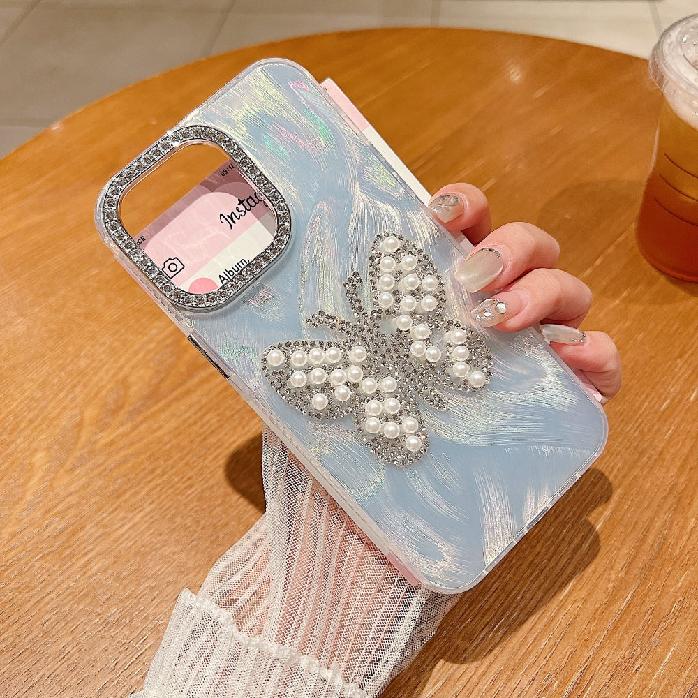Crystal Butterfly Glam Phone Case