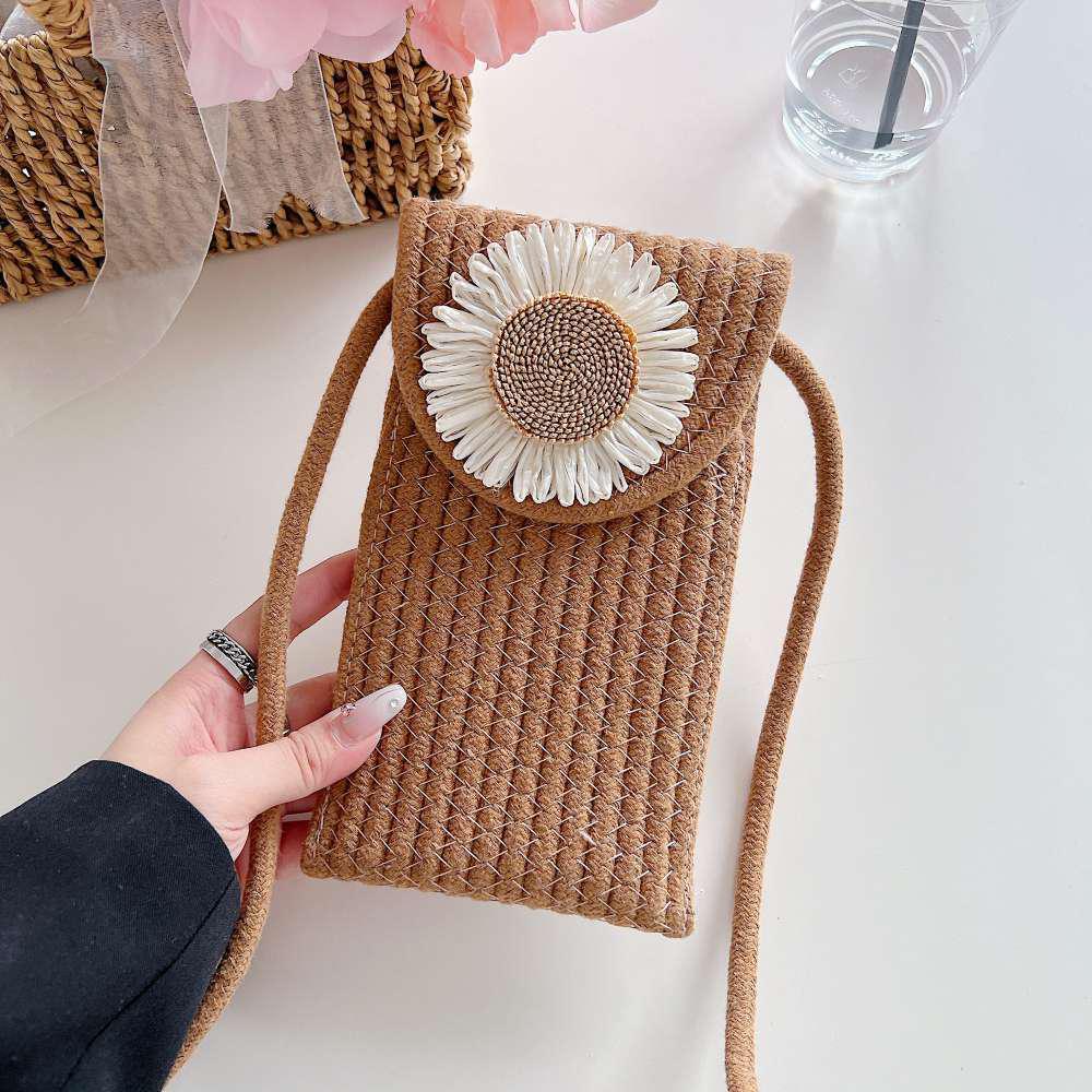 Daisy Weave Side Bag