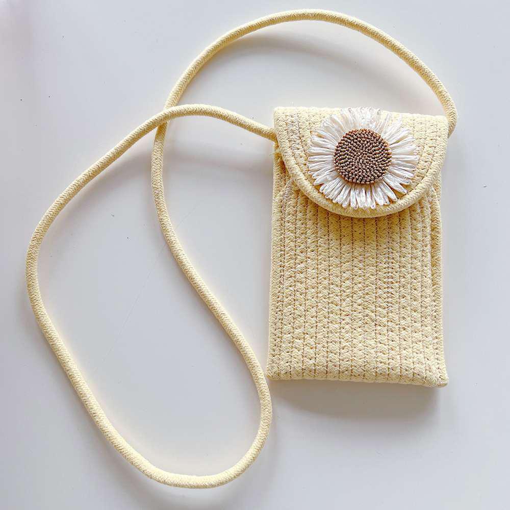 Daisy Weave Side Bag