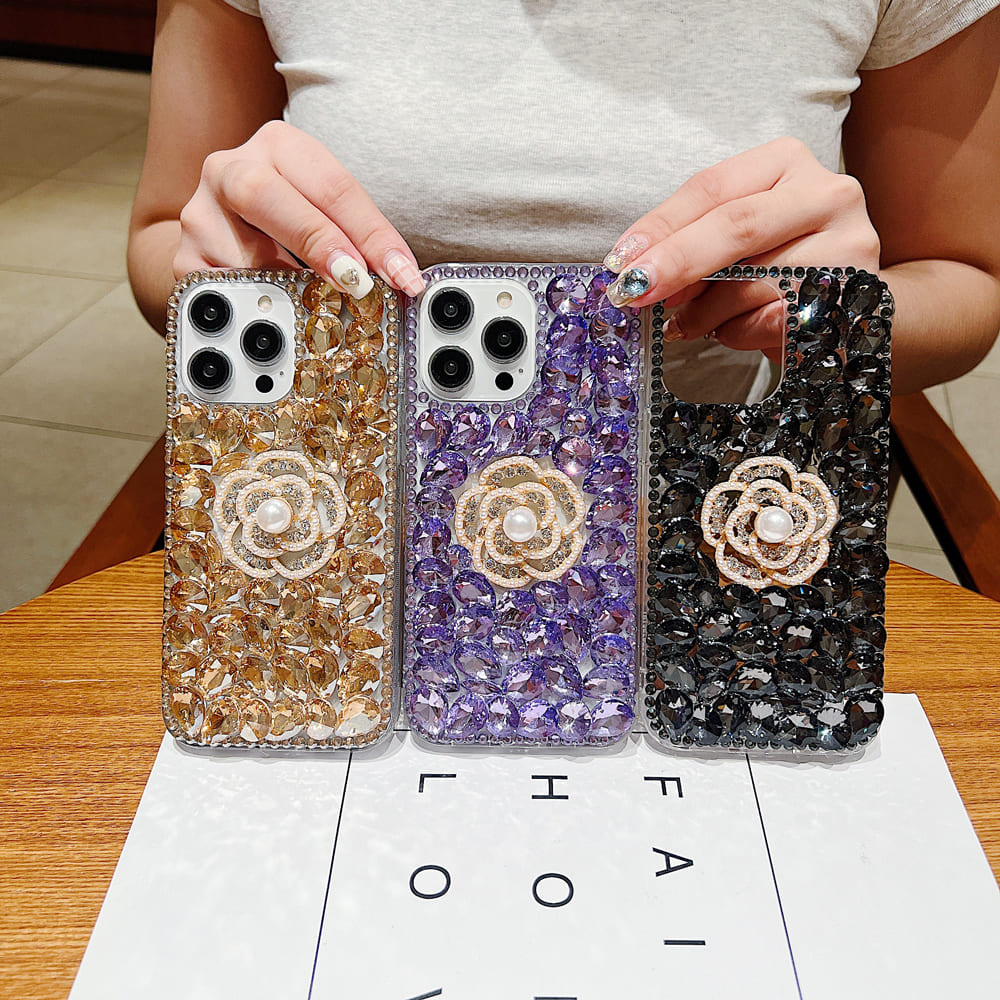 Diamond Flower Phone Case