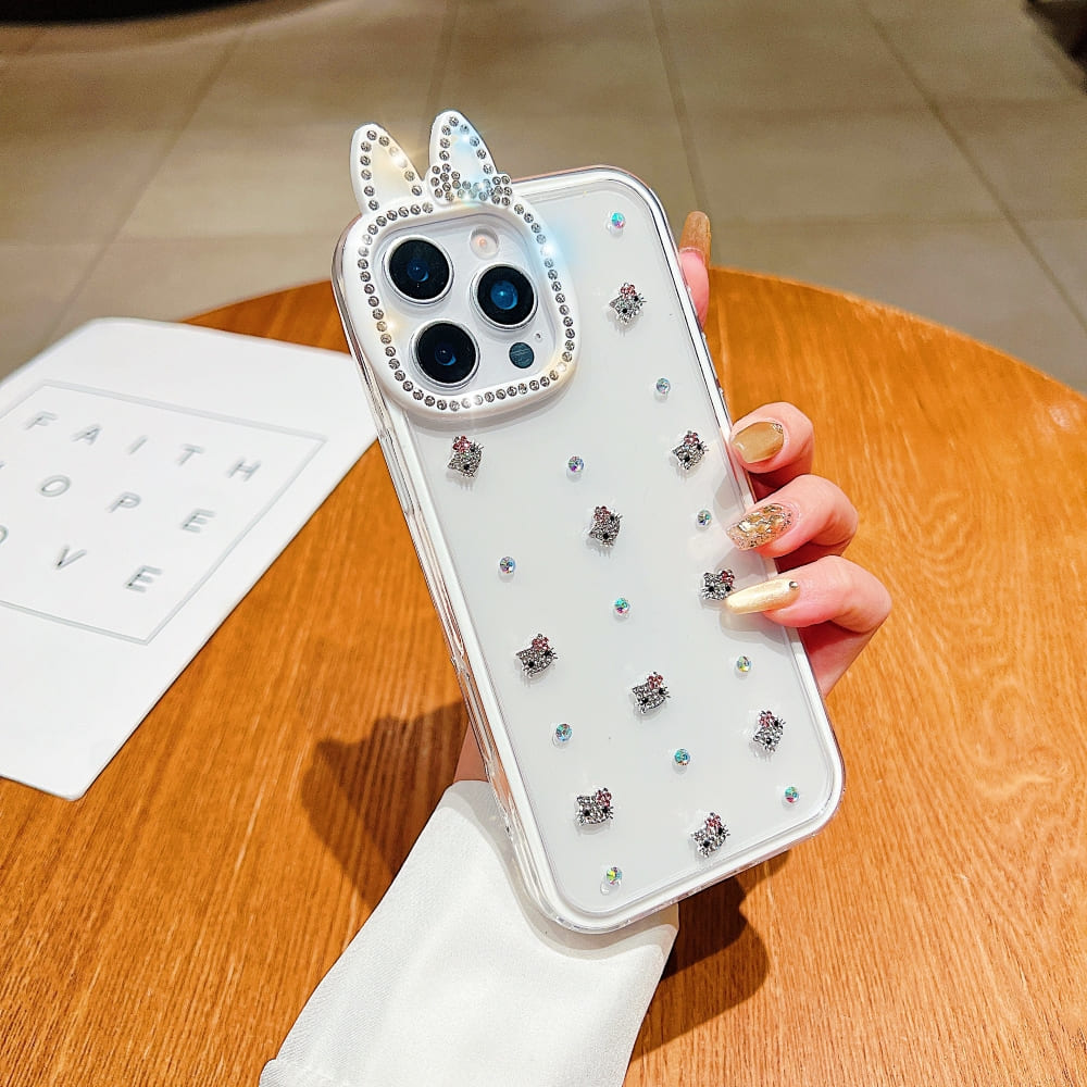 Diamond Meow Luxe Phone Case