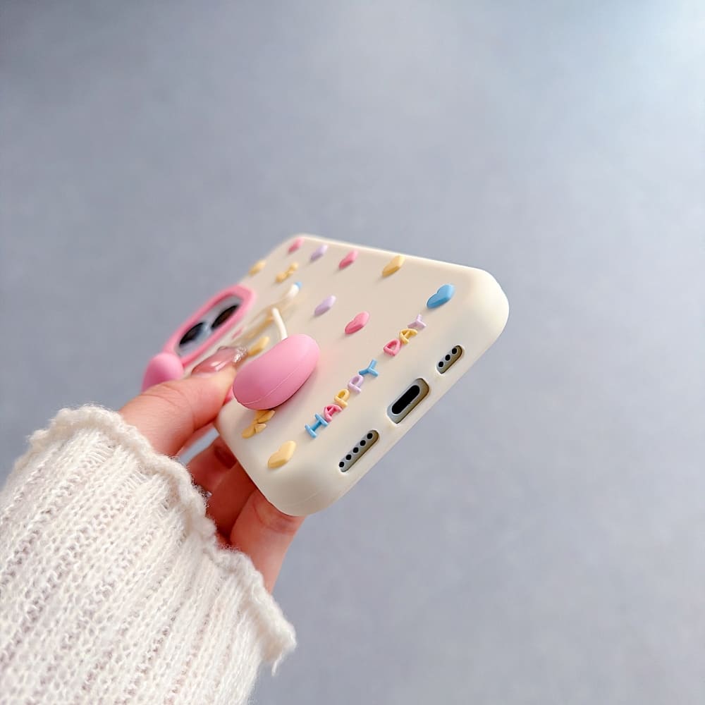 Dreamy Hearts Charm Phone Case
