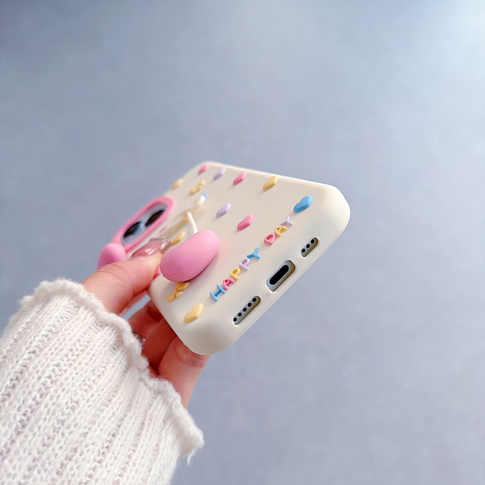 Dreamy Hearts Charm Phone Case
