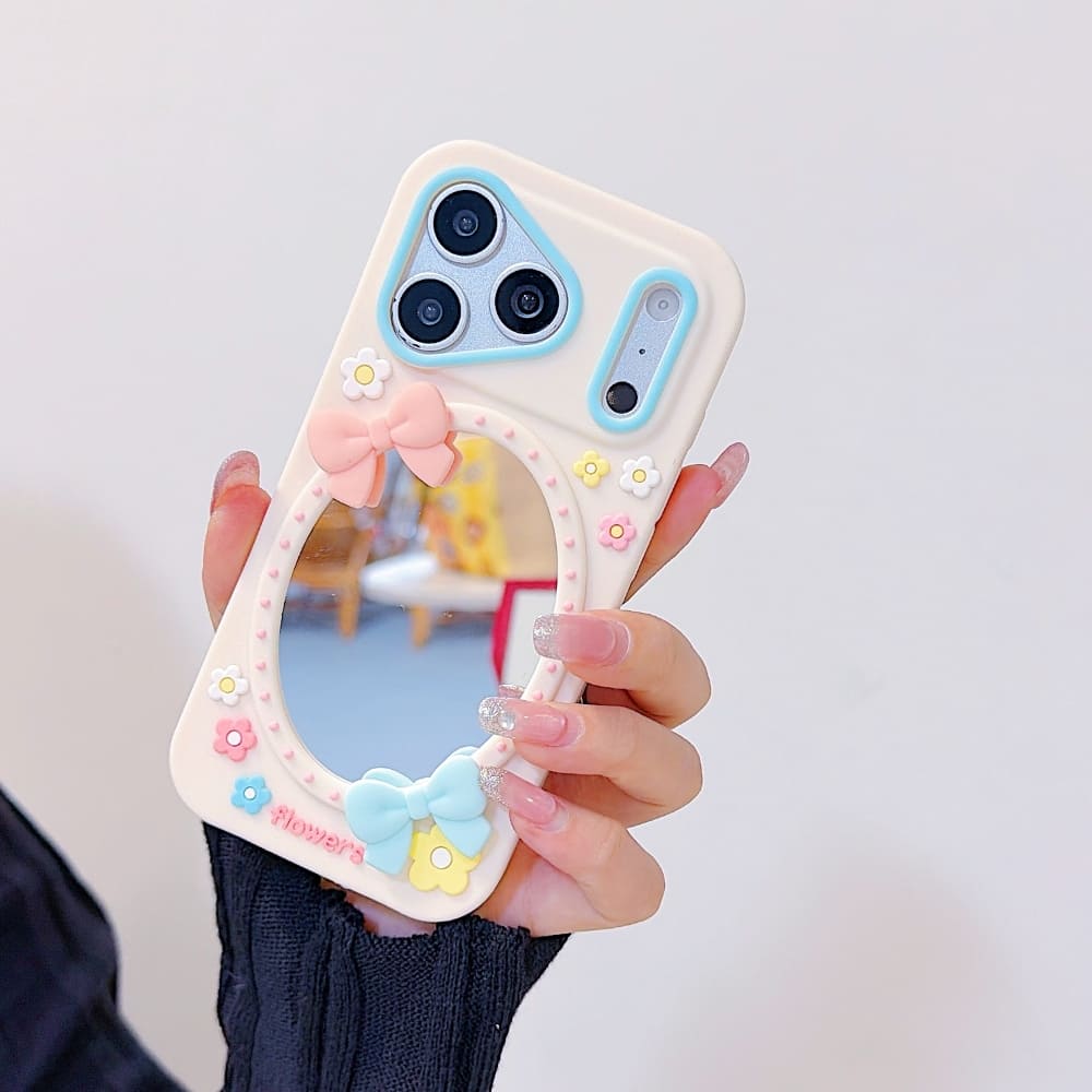 Fairy Core Bow Mirror Phone Case