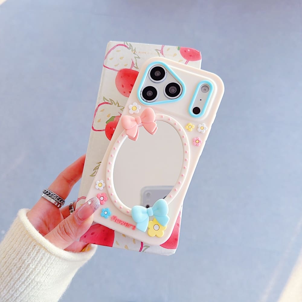 Fairy Core Bow Mirror Phone Case