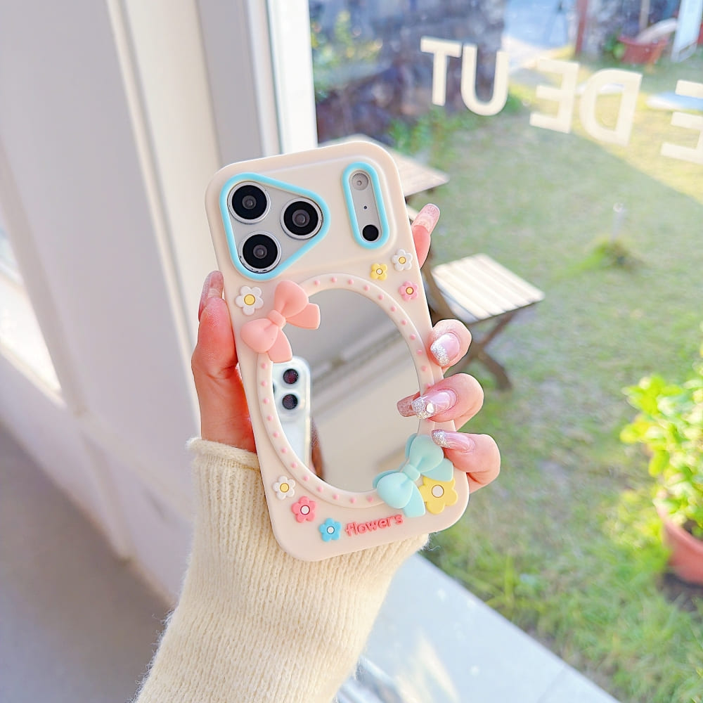 Fairy Core Bow Mirror Phone Case