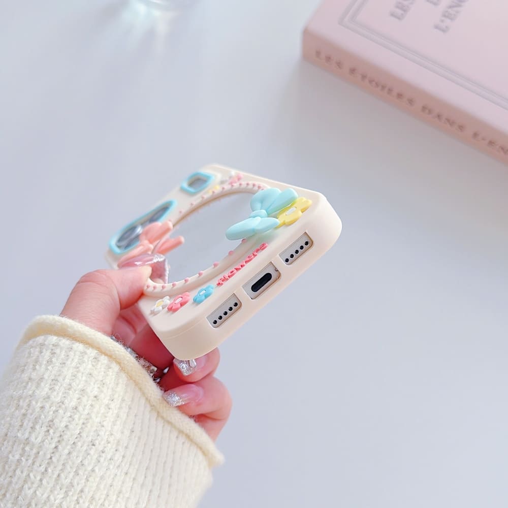 Fairy Core Bow Mirror Phone Case