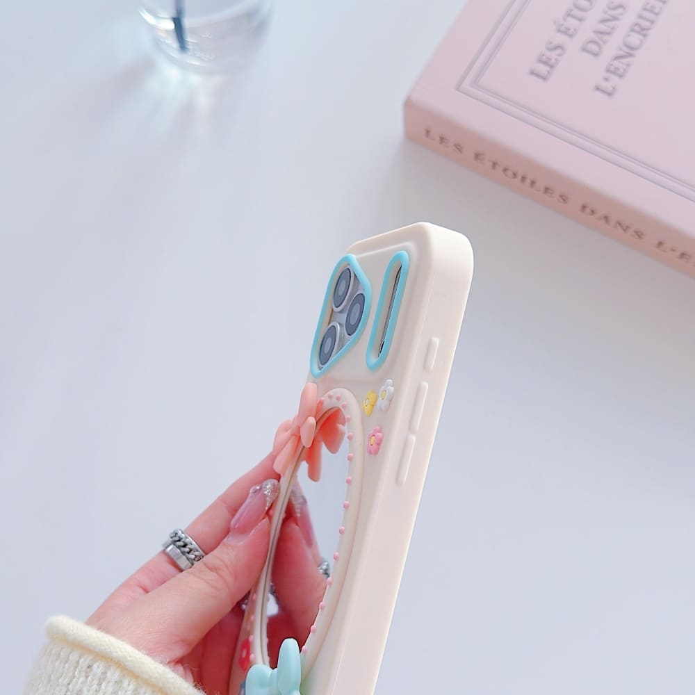 Fairy Core Bow Mirror Phone Case