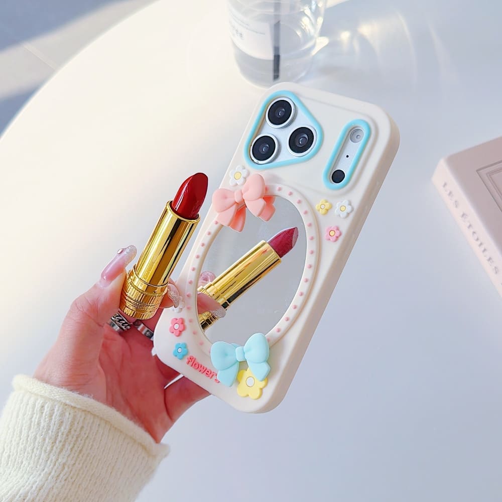 Fairy Core Bow Mirror Phone Case