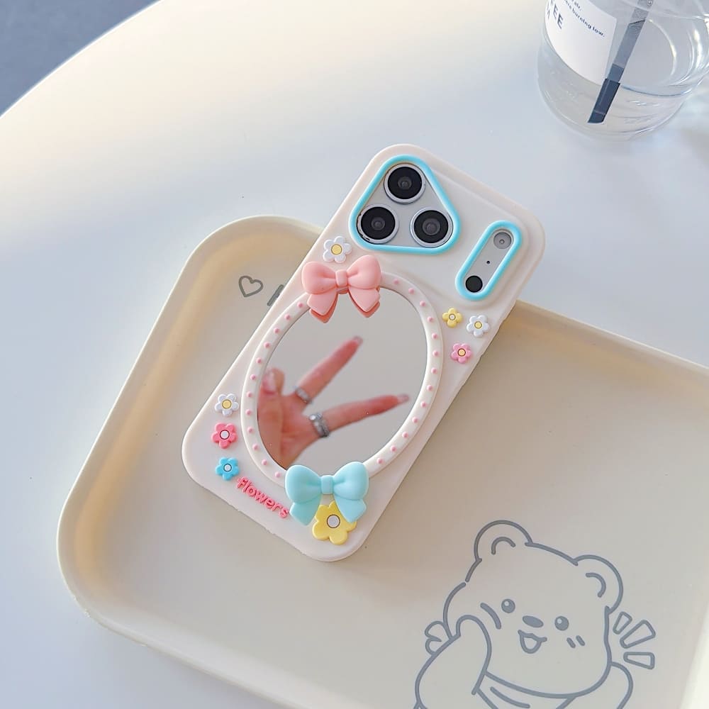 Fairy Core Bow Mirror Phone Case