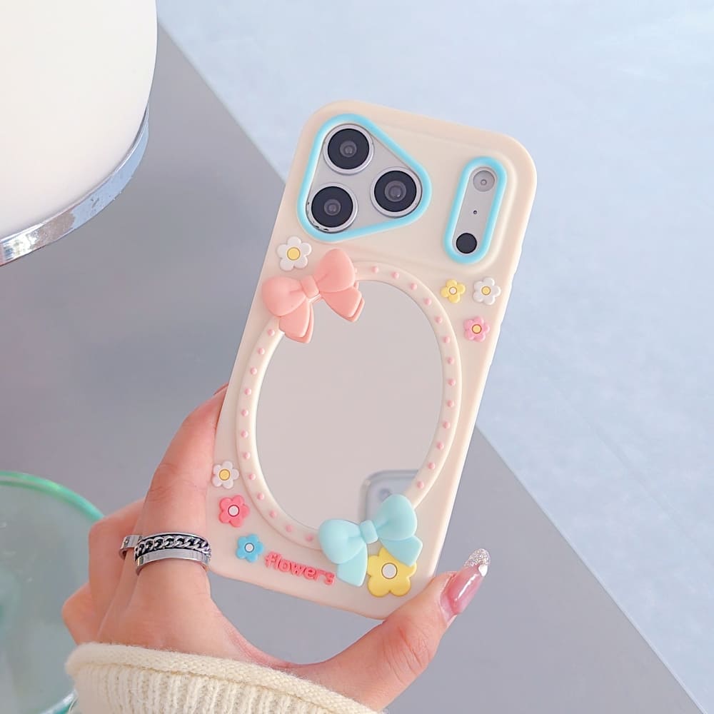 Fairy Core Bow Mirror Phone Case