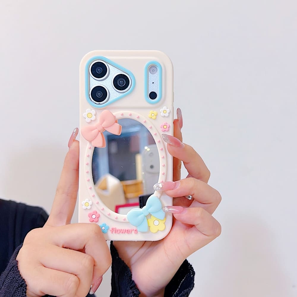 Fairy Core Bow Mirror Phone Case