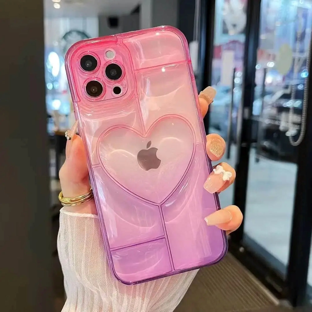 Fashion Rainbow Color Pattern Soft Mobile Case - iPhone 13 Pro