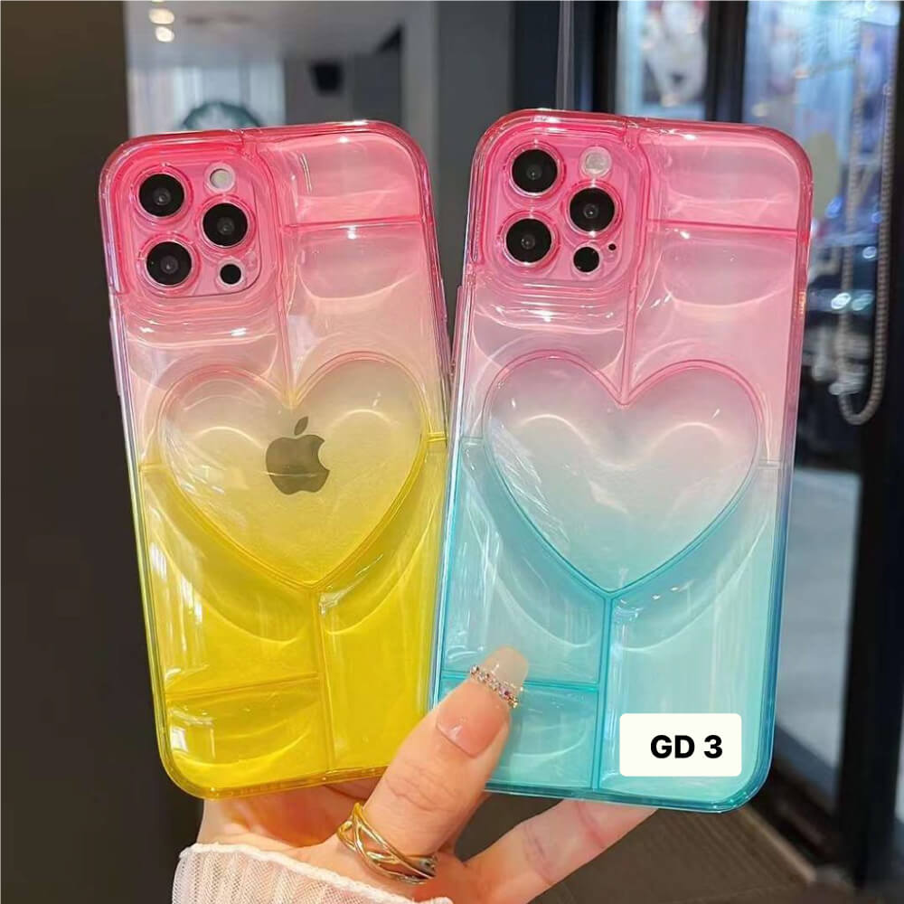 Fashion Rainbow Color Pattern Soft Mobile Case - iPhone 13 Pro