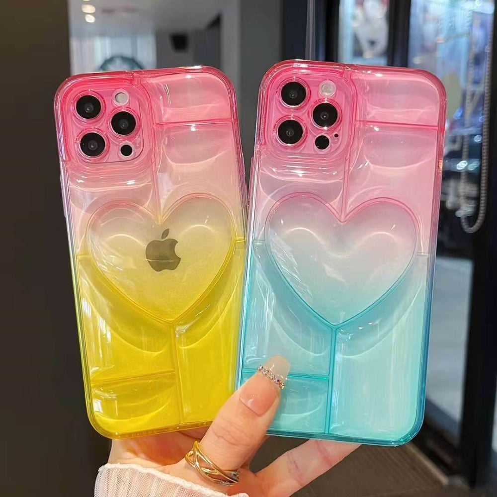 Fashion Rainbow Color Pattern Soft Mobile Case - iPhone 13 Pro