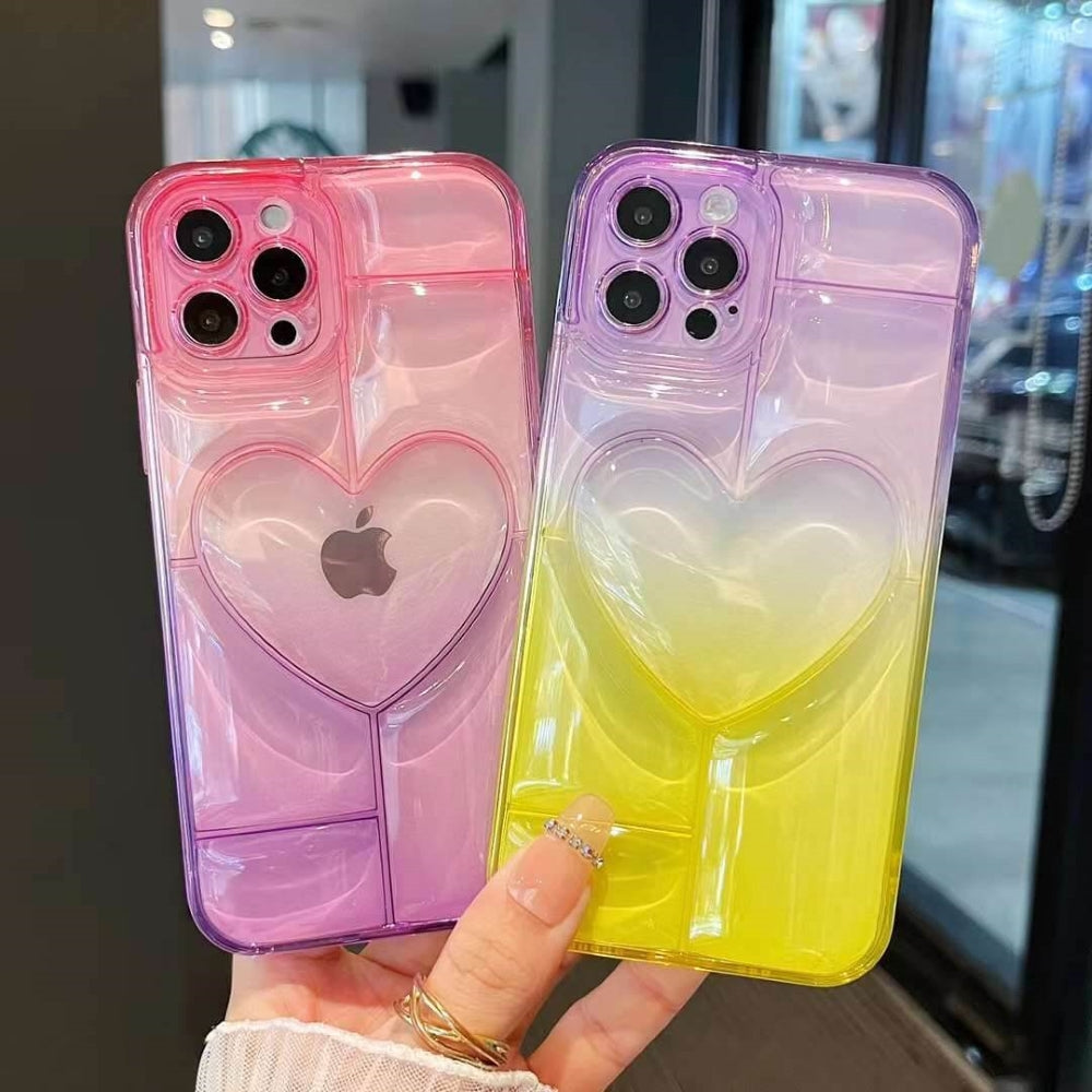 Fashion Rainbow Color Pattern Soft Mobile Case - iPhone 13 Pro