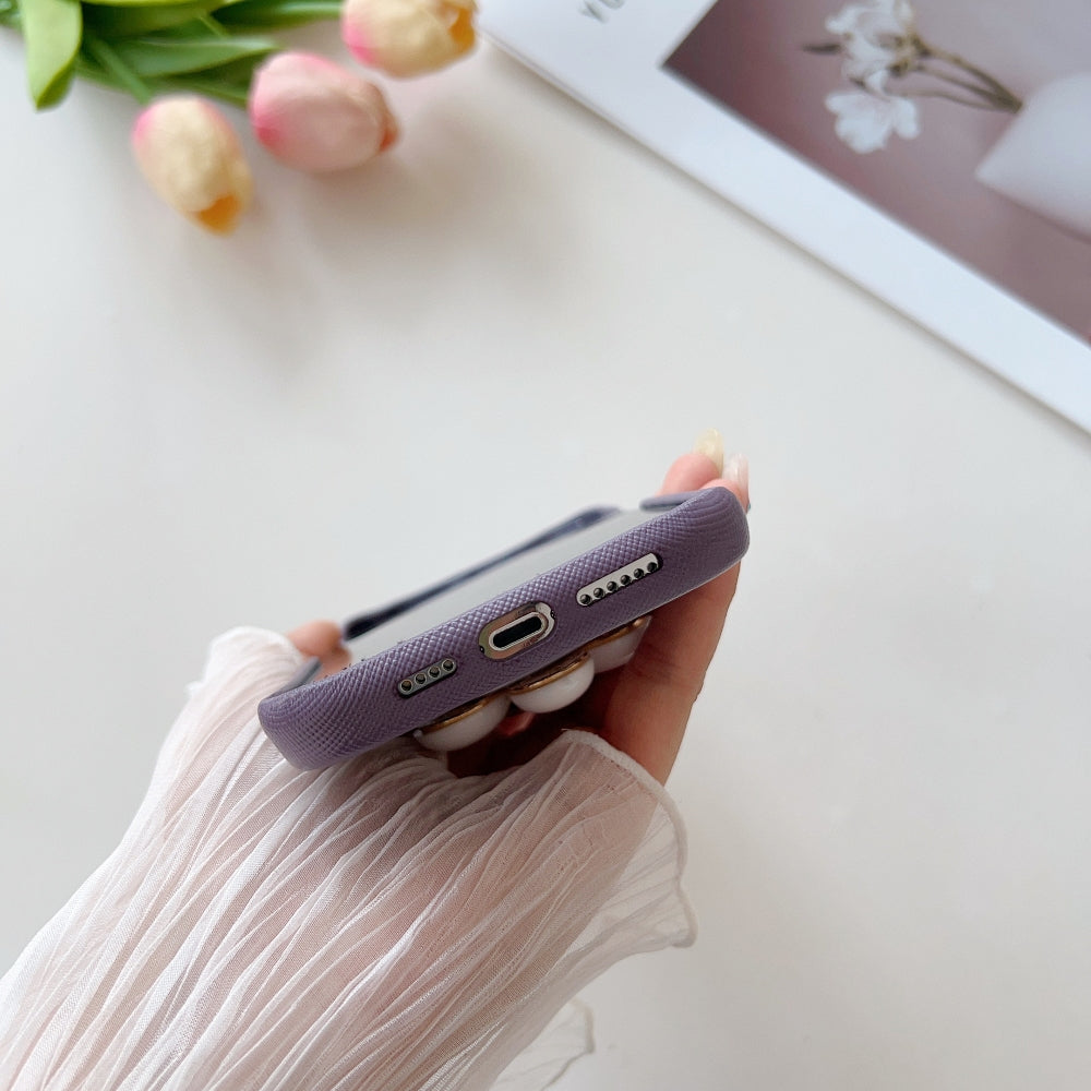 Flower Stand Shockproof PC (Hard) Cover - iPhone 14 Pro