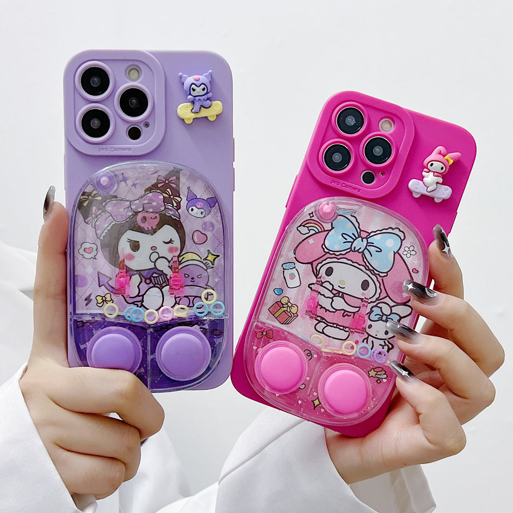 Dual Button Game Console TPU (Soft) | PC (Hard) Camera Protection Cover - iPhone 14 Pro Max