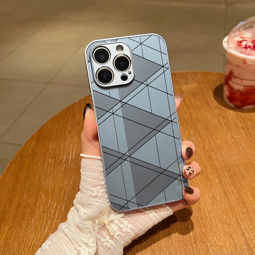 Geometric Pattern Camera Protection Phone Case