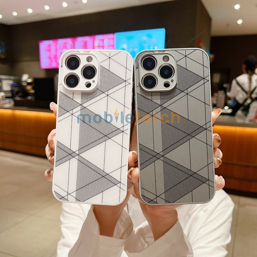 Geometric Pattern PC (Hard) Camera Protection Phone Case - Samsung A15 (5G)