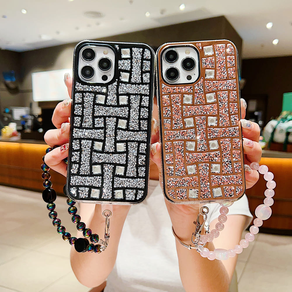 Gradient Bling Case with Glitter Sparkle Diamond