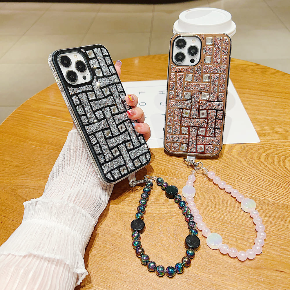 Gradient Bling Case with Glitter Sparkle Diamond