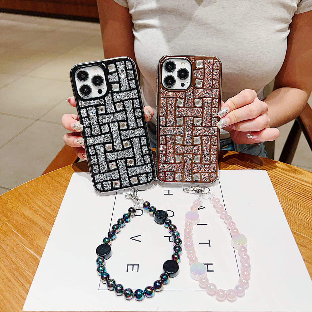 Gradient Bling Case with Glitter Sparkle Diamond