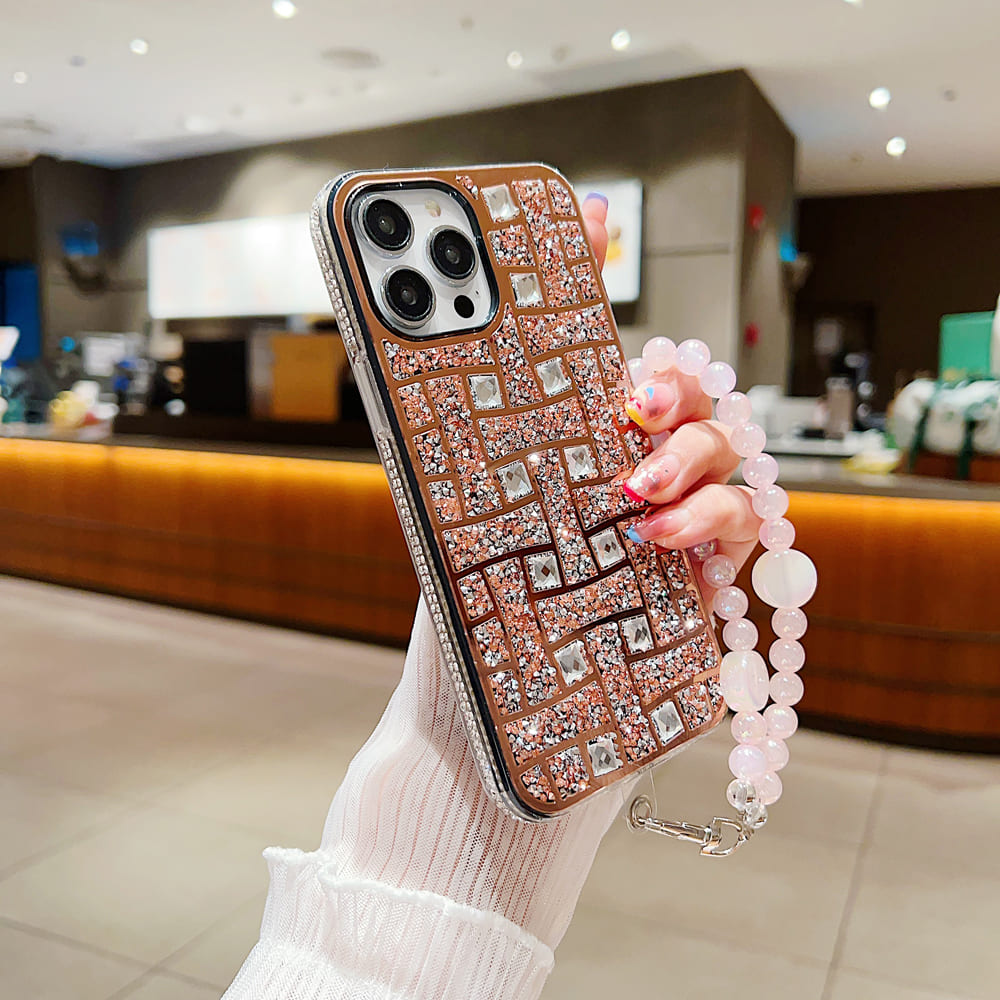 Gradient Bling Case with Glitter Sparkle Diamond