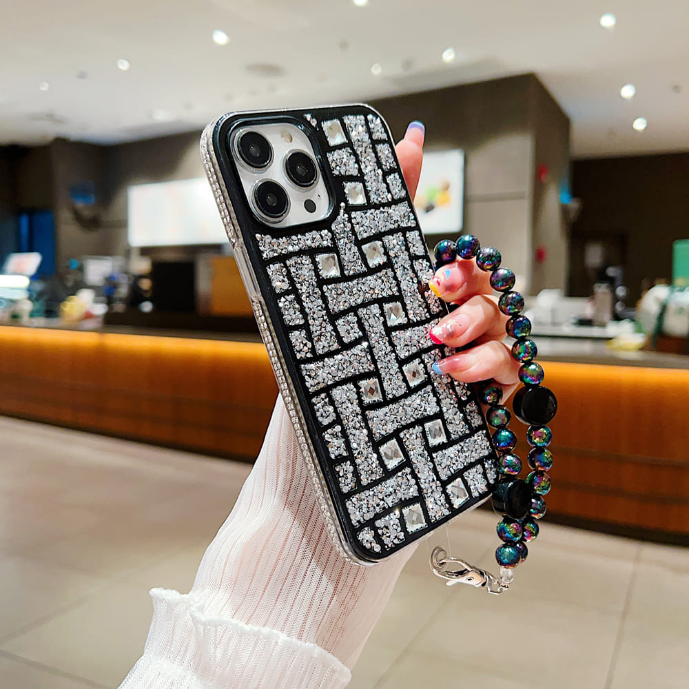 Gradient Bling Case with Glitter Sparkle Diamond