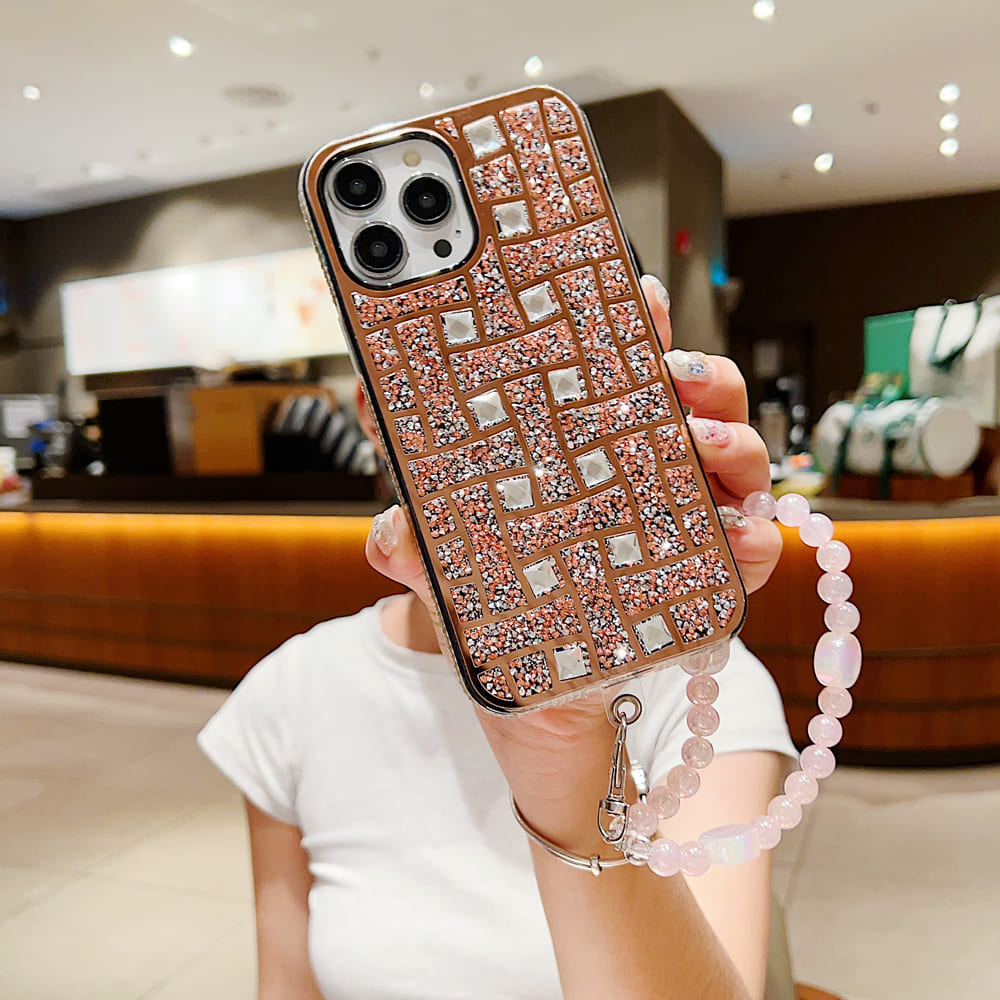 Gradient Bling Case with Glitter Sparkle Diamond