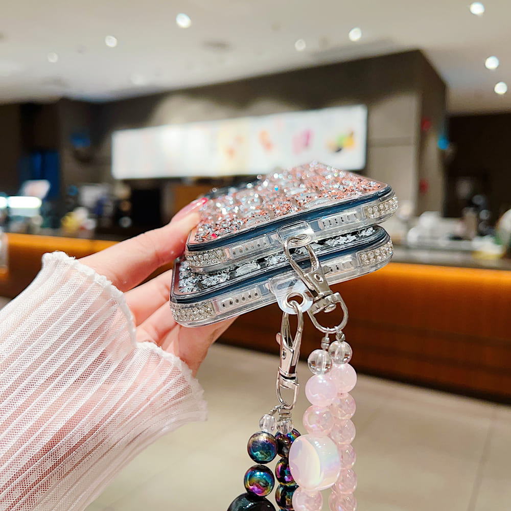 Gradient Bling Case with Glitter Sparkle Diamond