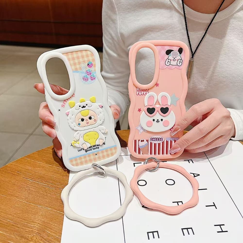 Happy Day Cartoon Grip Phone Case