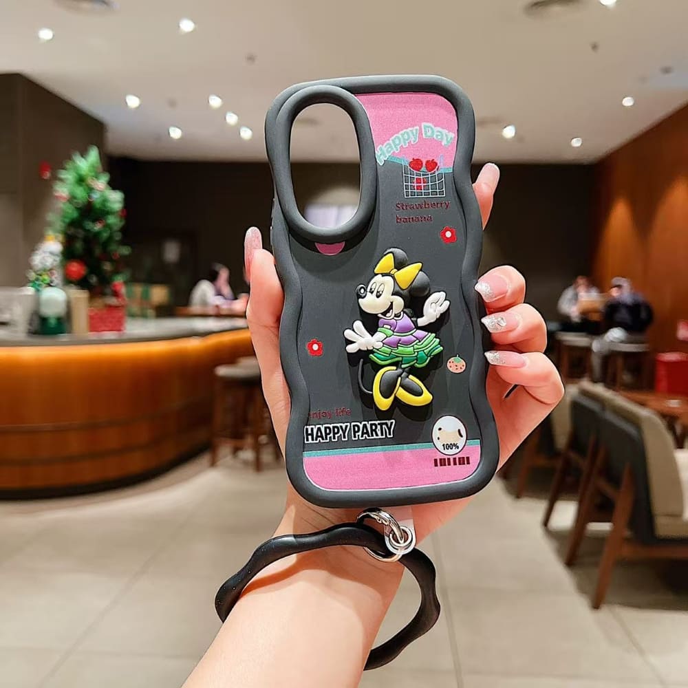 Happy Day Cartoon Grip Phone Case
