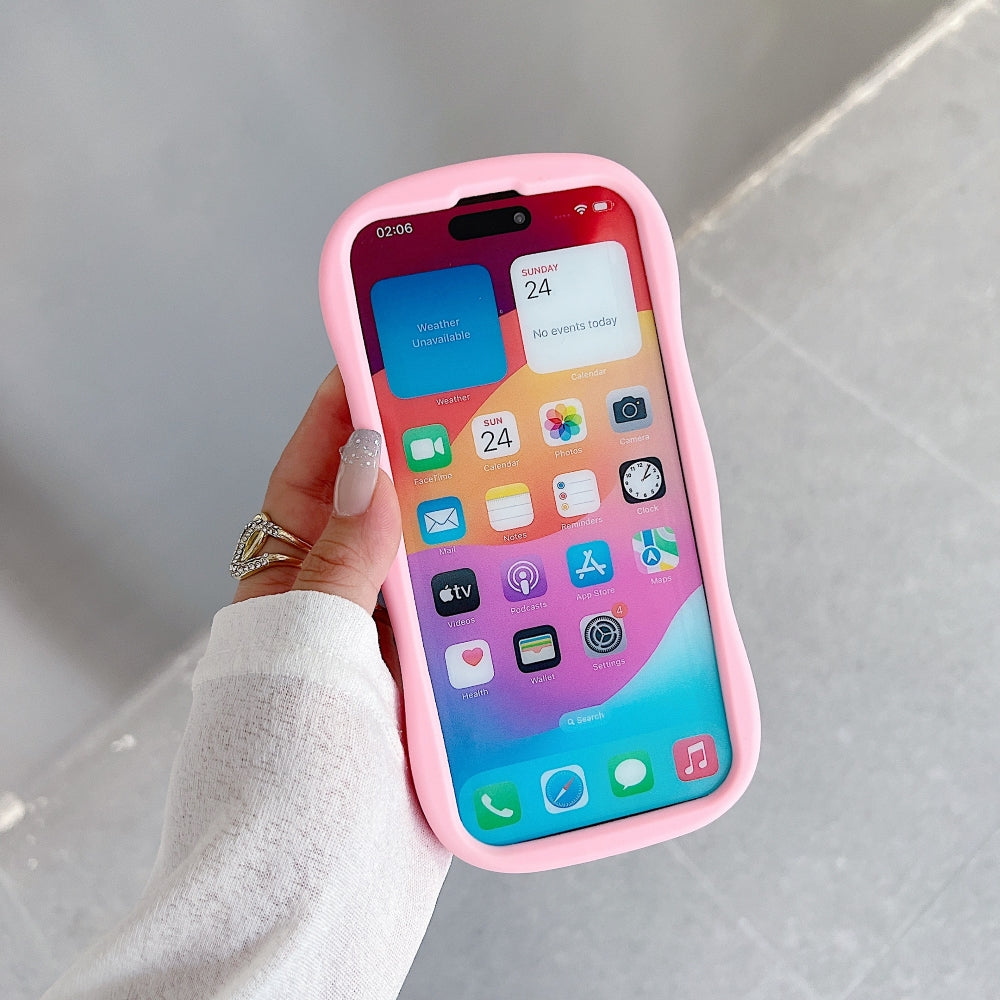 Happy Rabbit with Cute Spin Windmill Silicone Phone Case