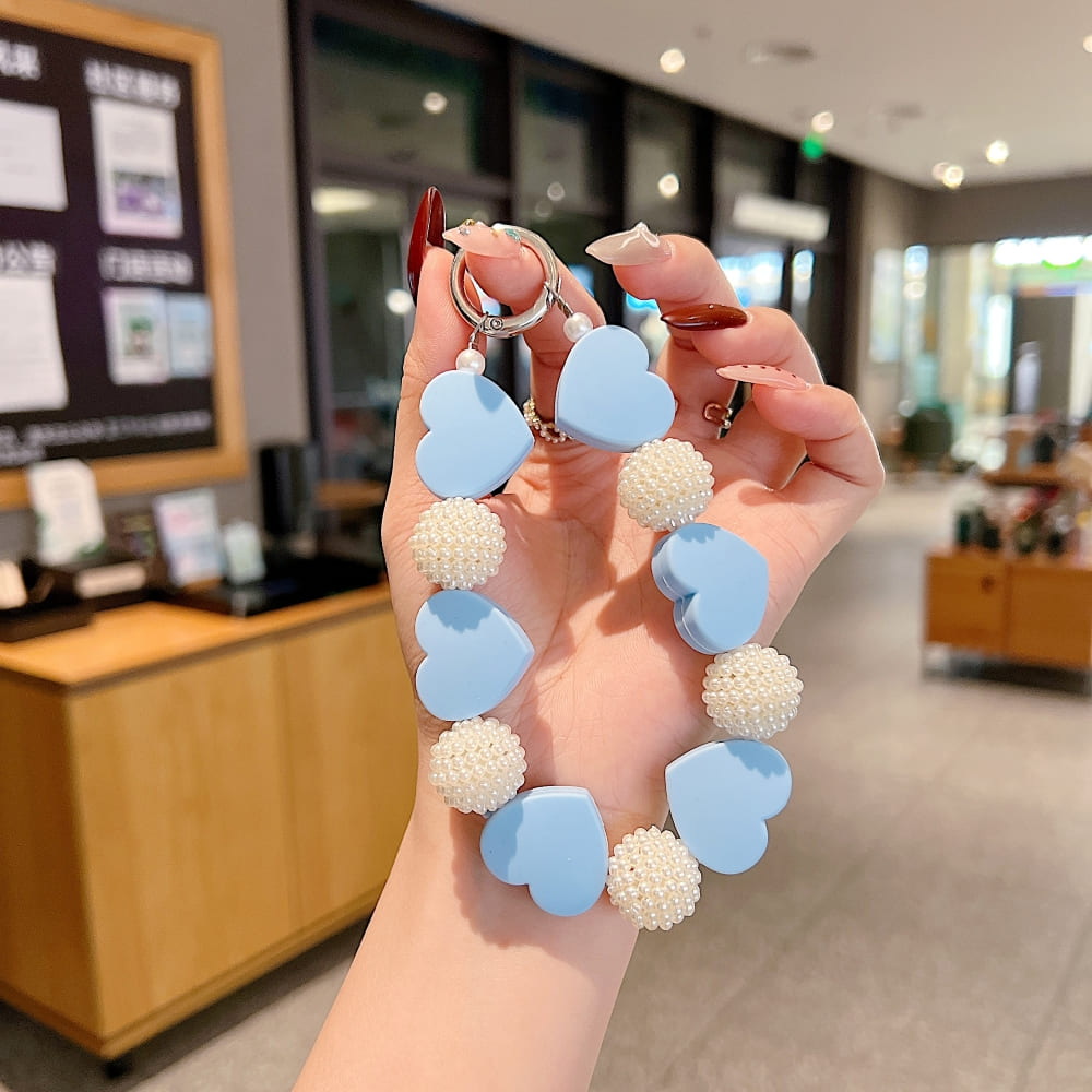 Heart Shape Acrylic Phone Charm | Bracelet | Handbag Charm